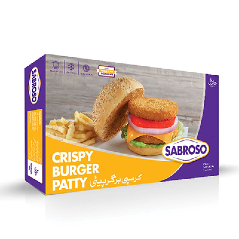 SABROSO CRISPY BURGER PATTY 1000GM